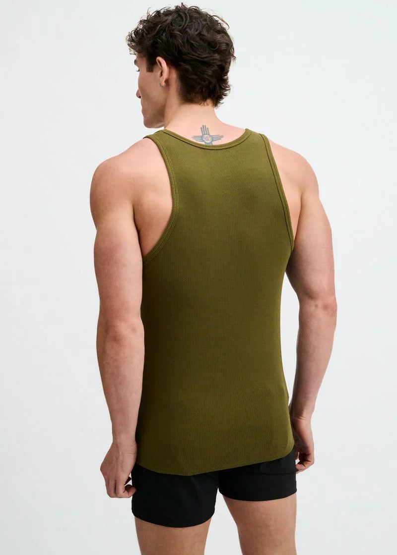 Stretch Rib Modal Tank (Jungle)