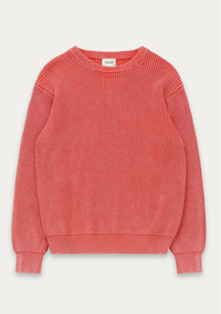 Vintage Knit Crew (Peach)