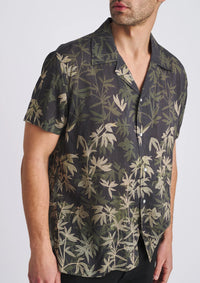 Modal Border Shirt (Khaki/Ranger Fauna)