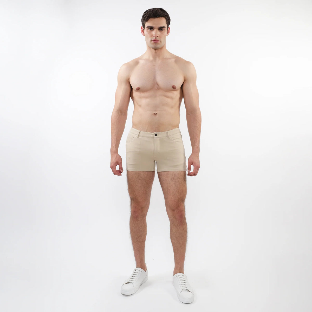 Stretch Knit Jean Short 3" Inseam (Desert Oasis)