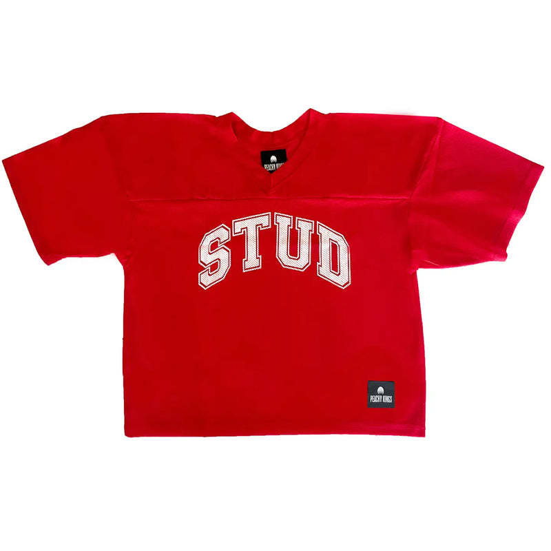 Stud Cropped Jersey