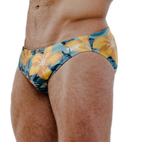 Hibiscus Yellow Swim Brief