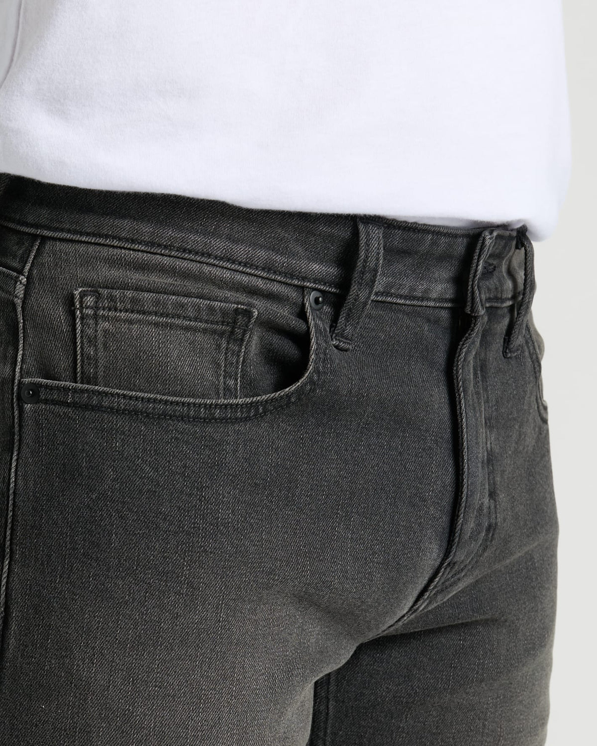 Slim Low Stretch Jeans (Grey Wash)