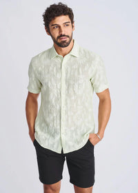 Lightweight Jacquard Shirt (Cool Mint)