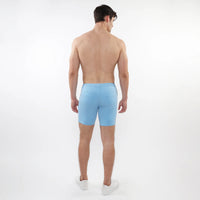Stretch Knit Shorts (5" inseam) (Pale Blue)
