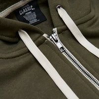 Fleece French Terry Hoodie (Military Green)