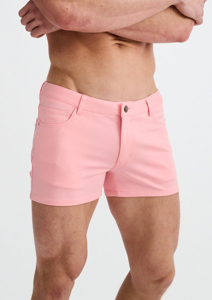 3" Stretch Knit Shorts (Petal)