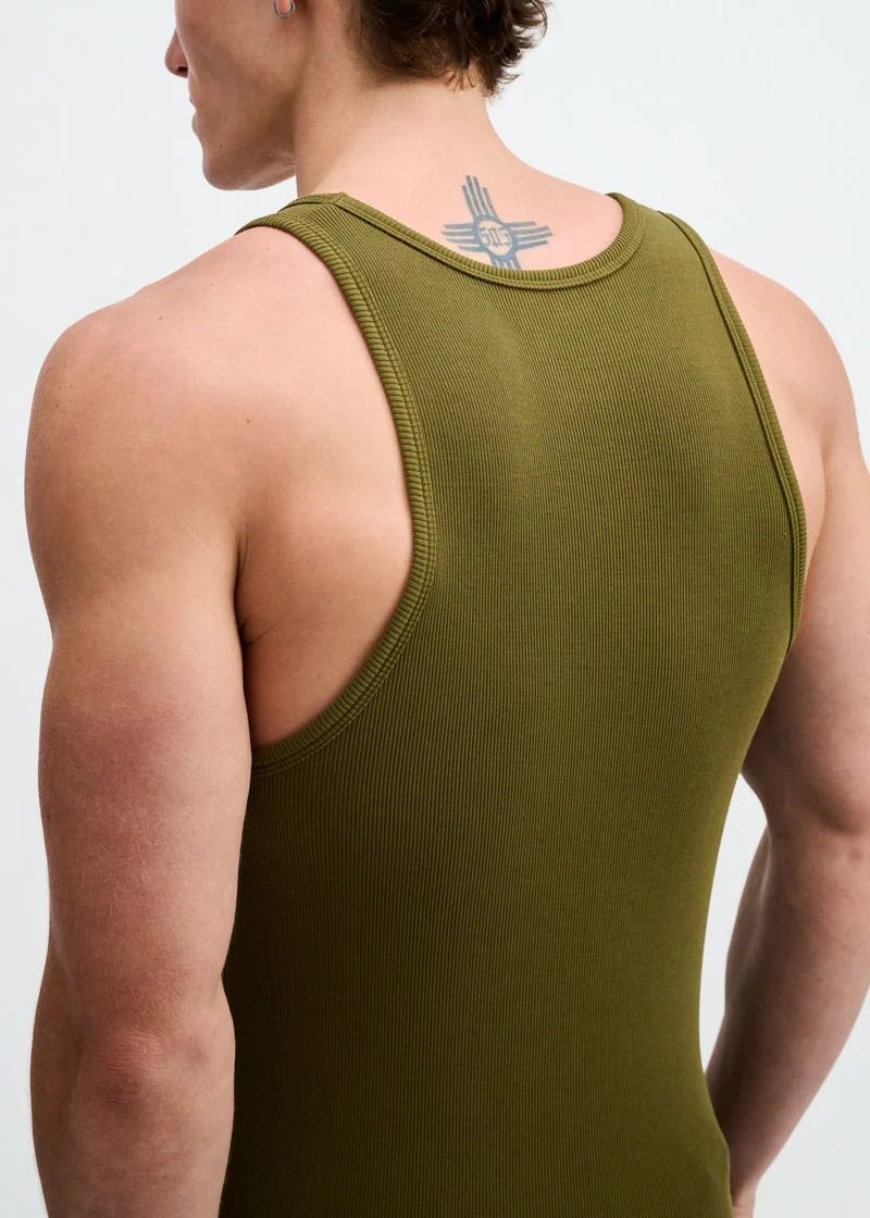 Stretch Rib Modal Tank (Jungle)