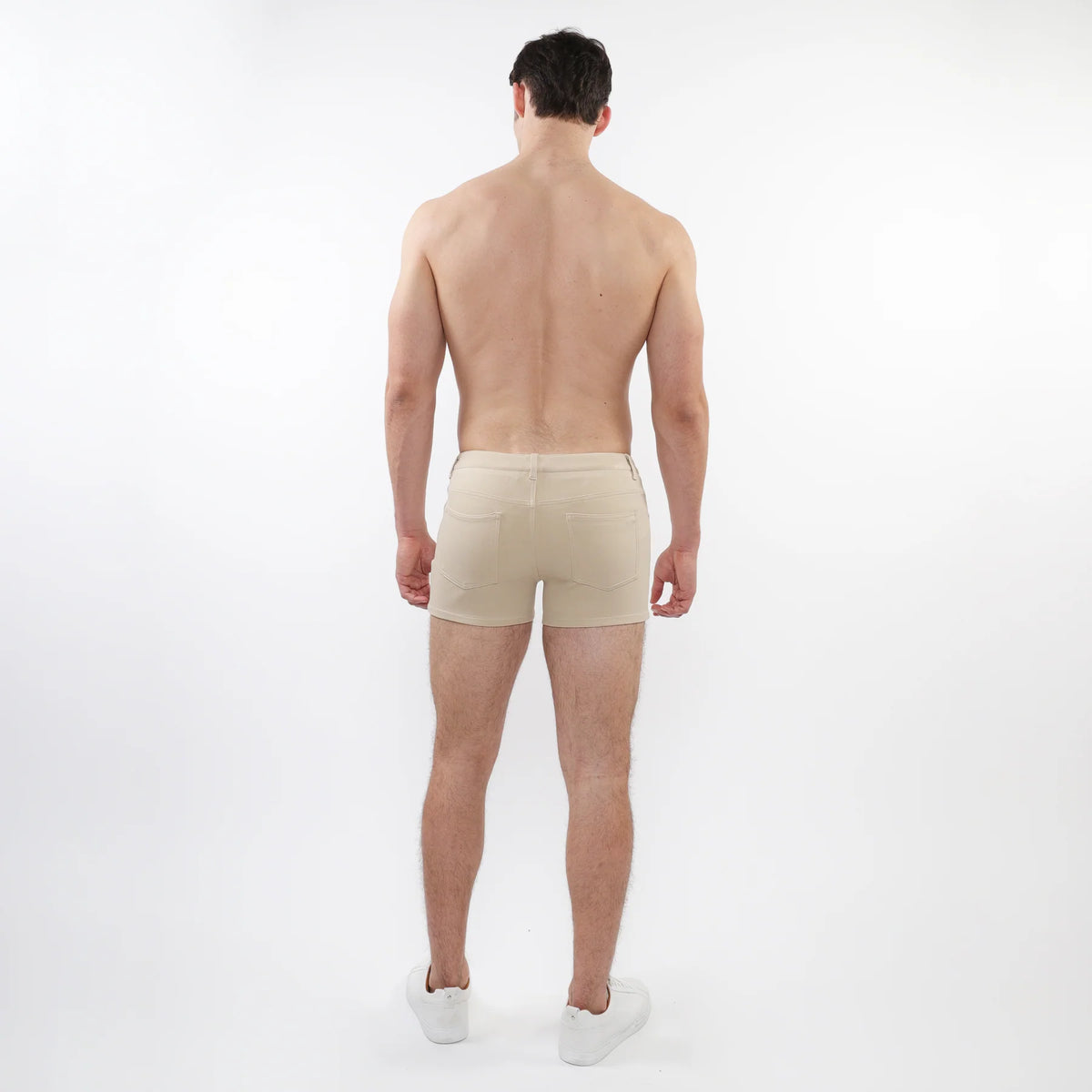 Stretch Knit Jean Short 3" Inseam (Desert Oasis)
