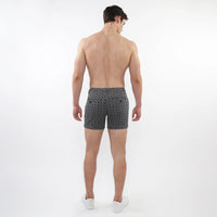5" Textured Stretch Knit Short (Charcoal Black Maze)