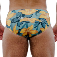 Hibiscus Yellow Swim Brief