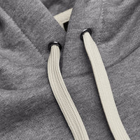 Hooded Pullover Fleece French Terry (Heather Gray)