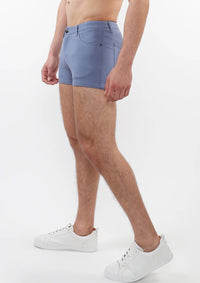 Stretch Knit Jean Short 3" Inseam (Atlantic Blue)