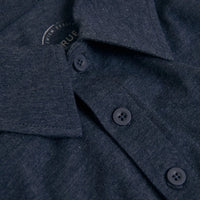 Short Sleeve Polo (Heather Navy)