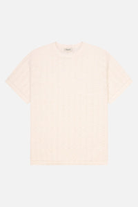 Wave Knit Tee (Flat White)