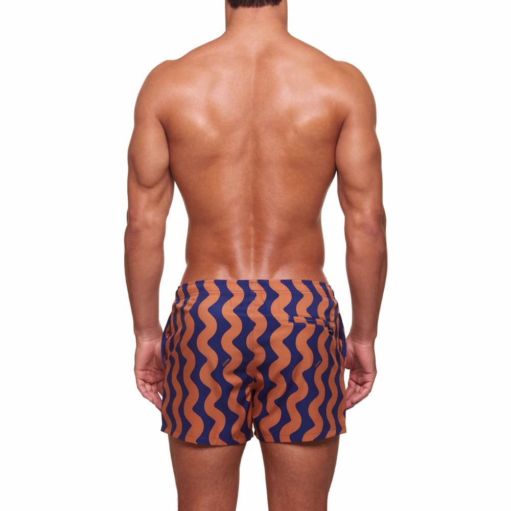 Waveform Swim Short - 3.5" (Brown)