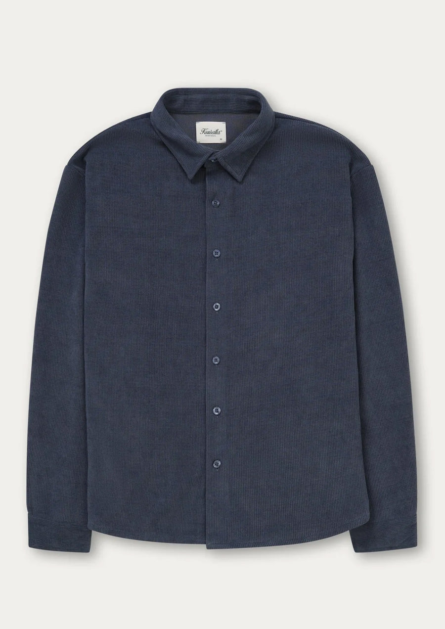 Chenille Shirt (Dark Blue)