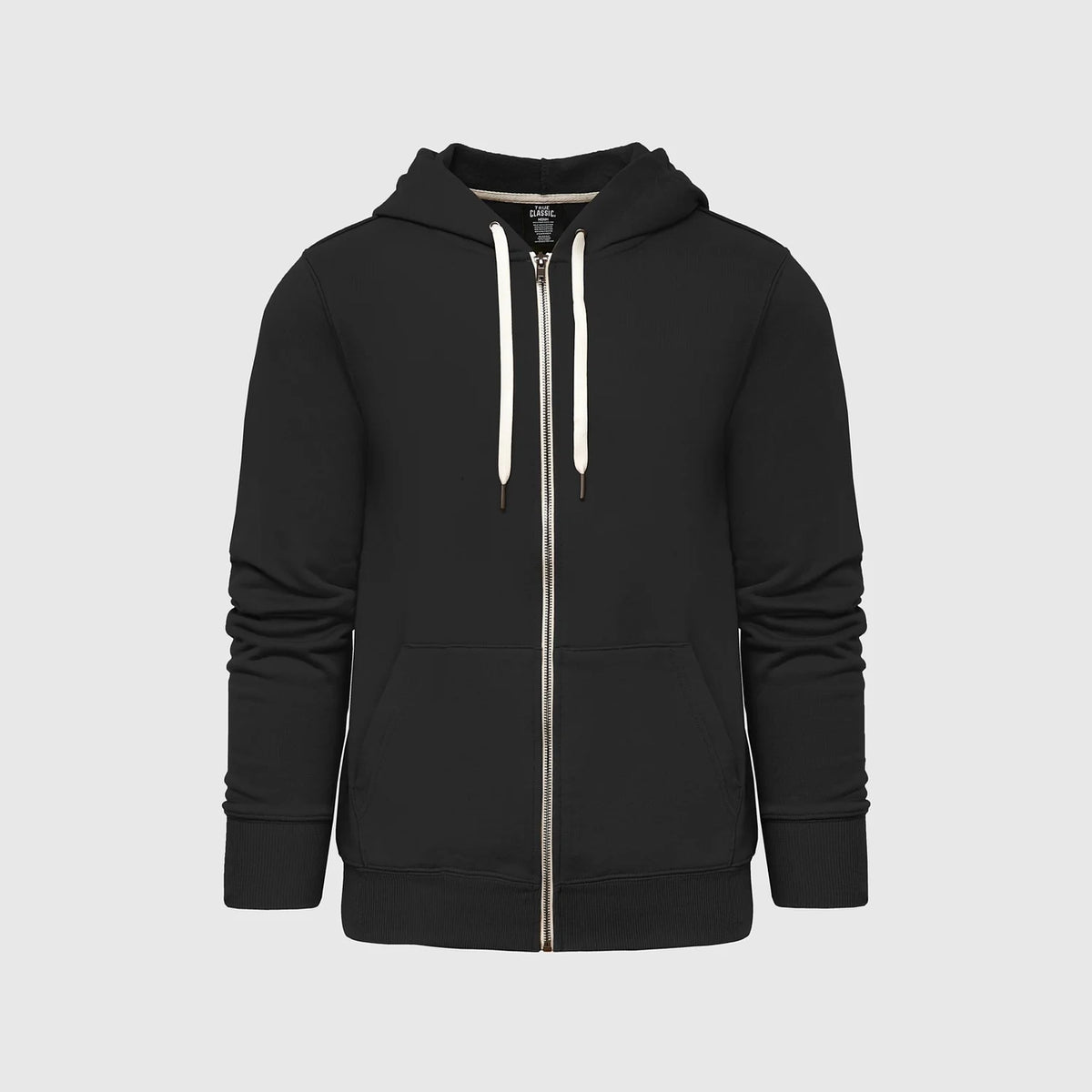 Fleece French Terry Hoodie (Black)