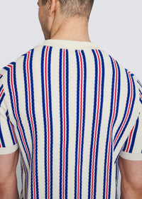 Silk/Tencel Button Front Shirt (Off-White)