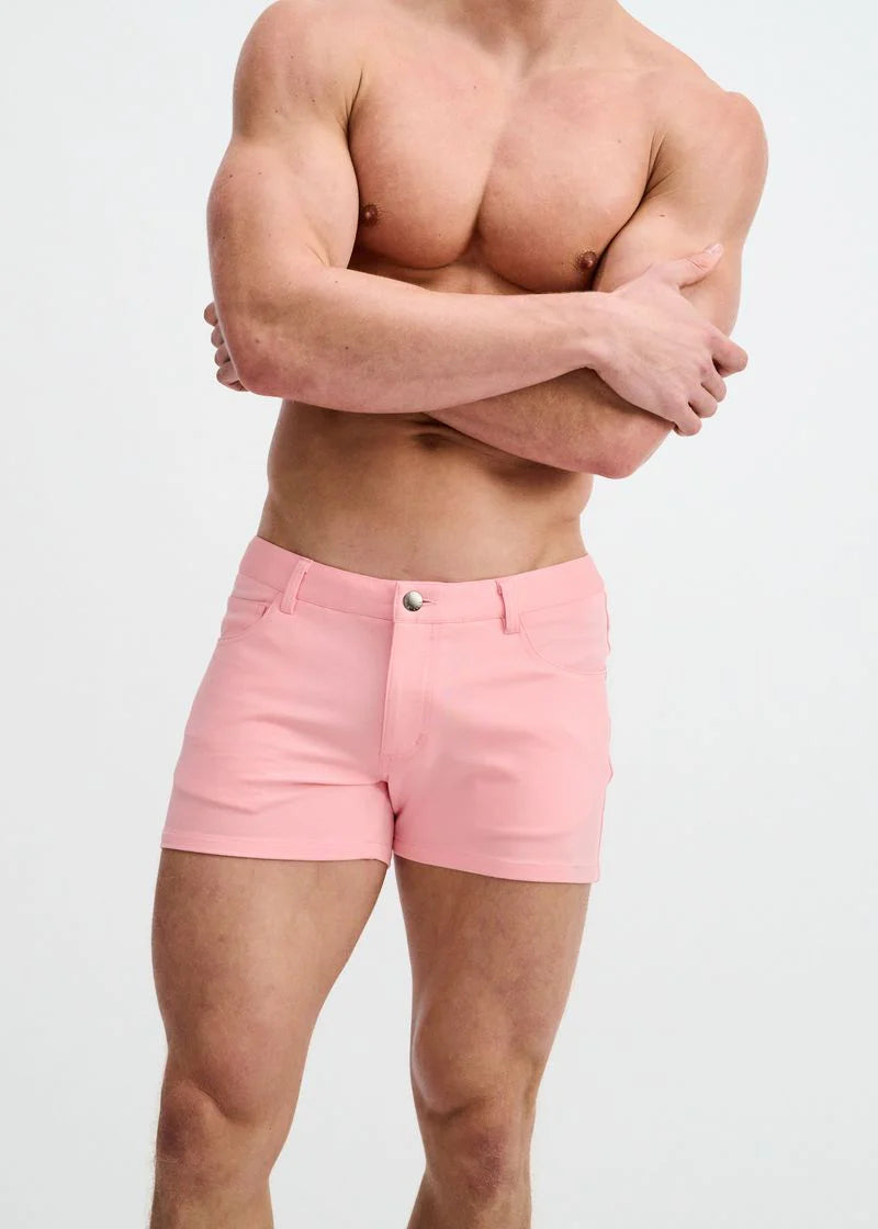 3" Stretch Knit Shorts (Petal)