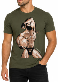 World Bear Tee (Military Green)