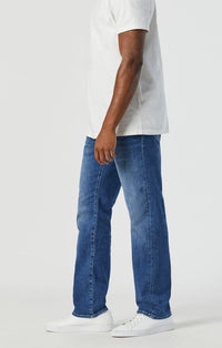 Marcus Slim Straight Leg (Mid Foggy Feather Blue)