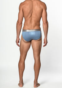 Stretch Bamboo Brief (Blue Dolphin)