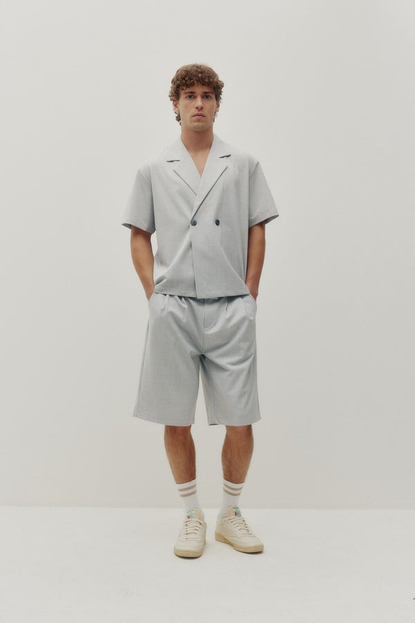 Breasted Shirt (Light Grey)