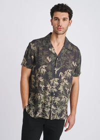 Modal Border Shirt (Khaki/Ranger Fauna)