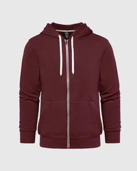 Fleece French Terry Hoodie (Mahogany)