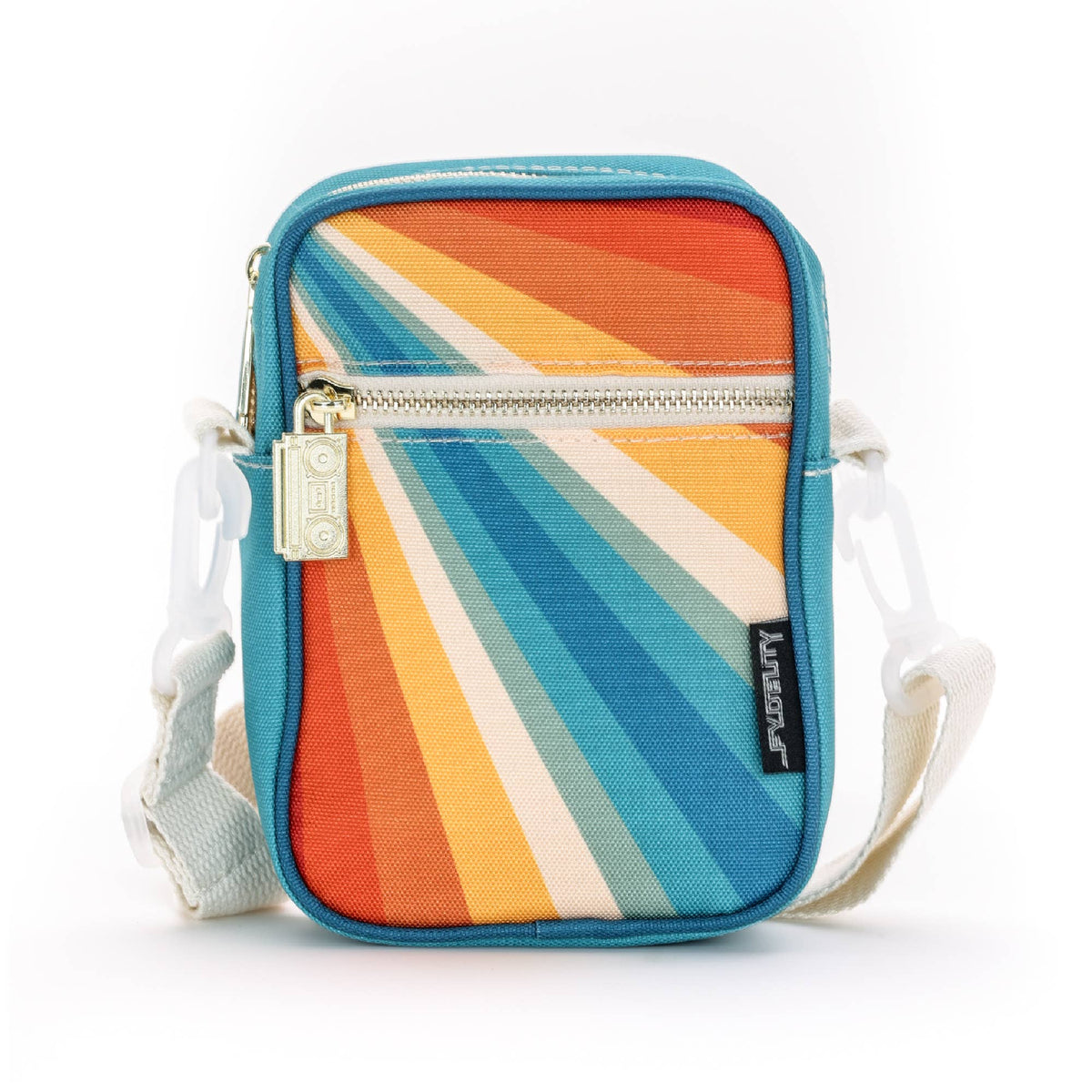 Crossbody Mini Brick Bag (Recycled Rainbow)