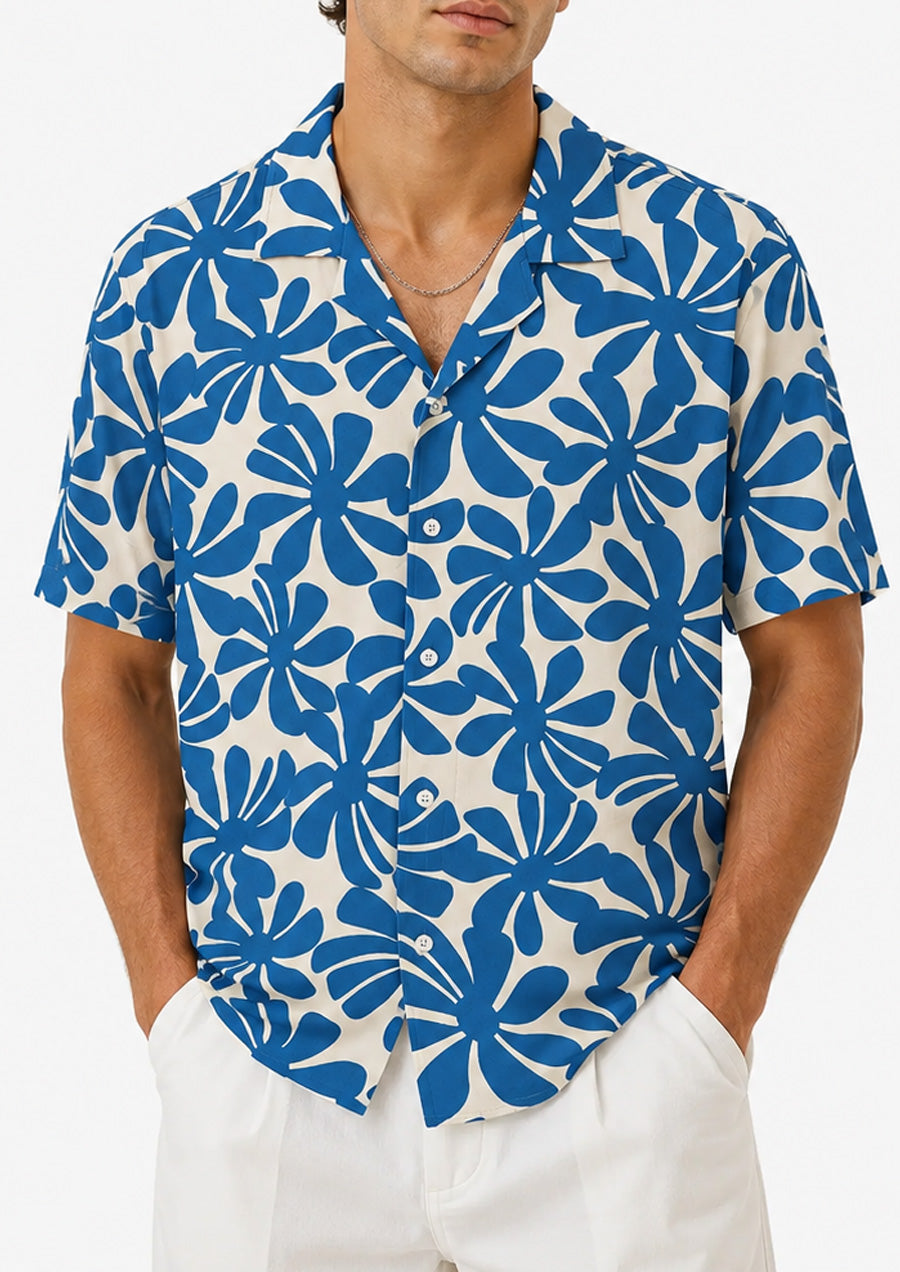 Resort Shirt (Blossom Blue)