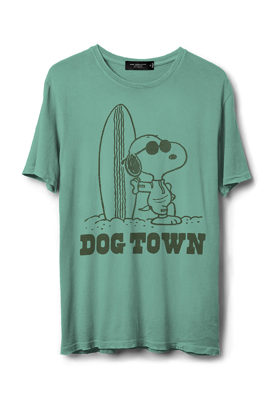 Snoopy Dogtown Vintage Tee (Dusty Jade)