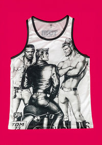 Tom of Finland Mesh Tank Top — "Tom 73 — Classic"