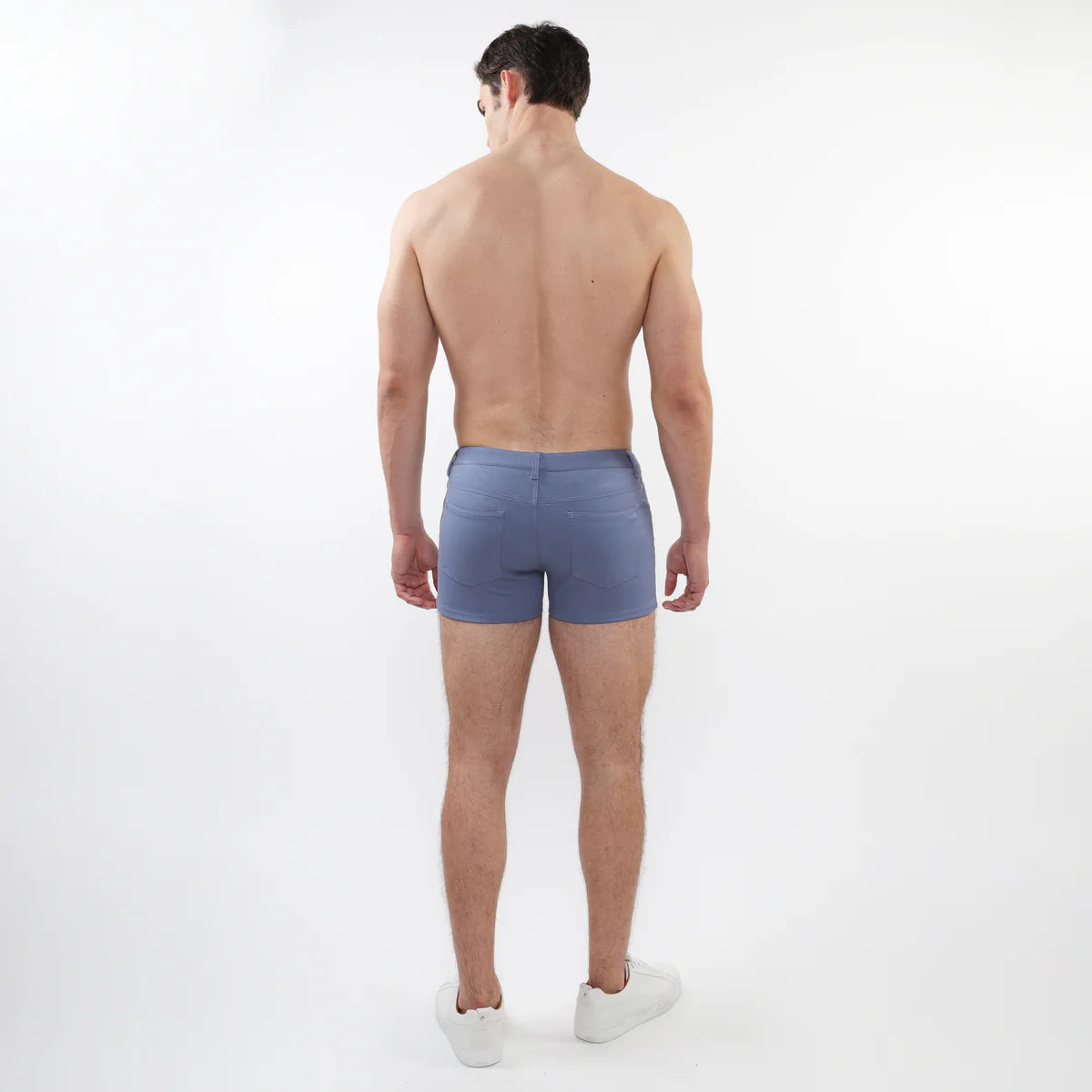 Stretch Knit Jean Short 3" Inseam (Atlantic Blue)