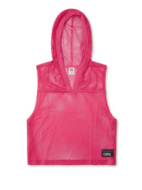 Hooded Sleeveless Jersey (Hot Pink)