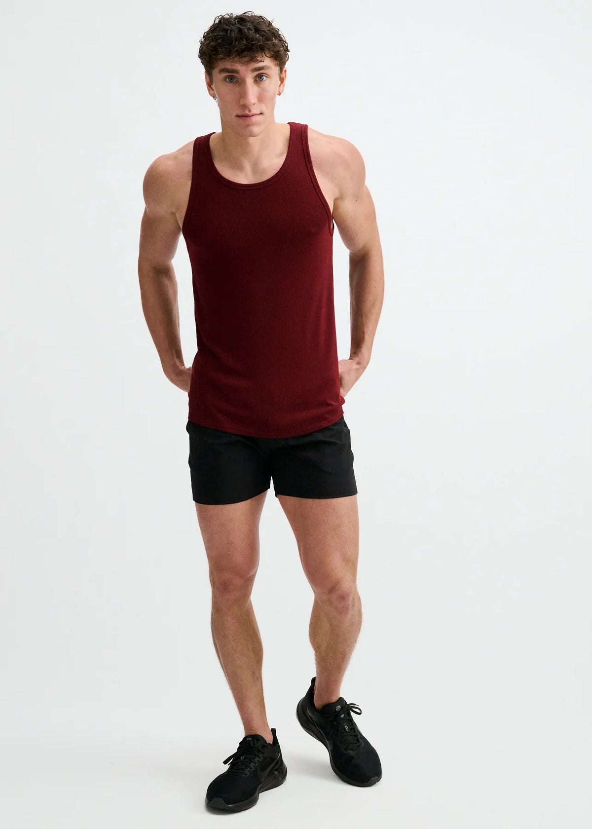 Stretch Rib Modal Tank (Jam)