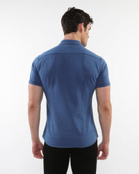 Vintage Wash Denim Shirt (Vintage Blue)