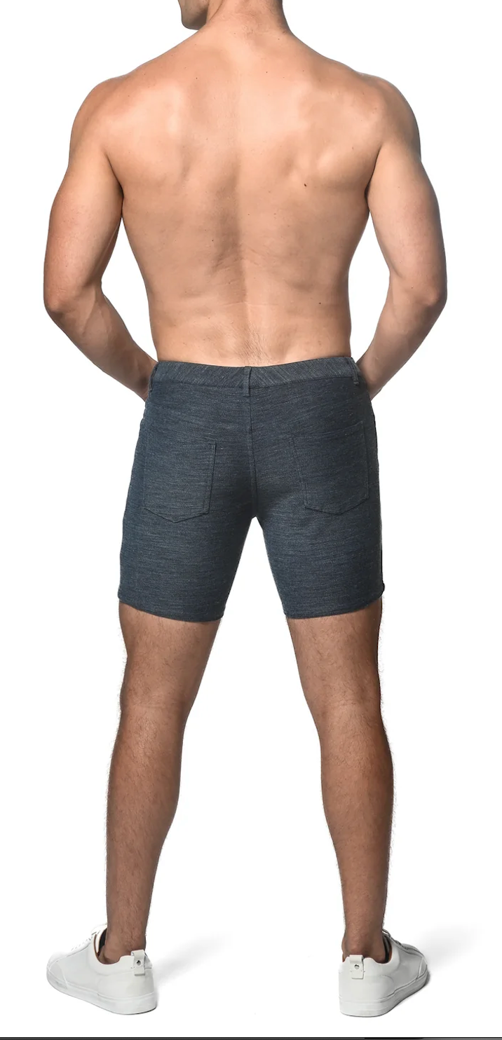 Stretch Knit Shorts (5" inseam) (Surf)