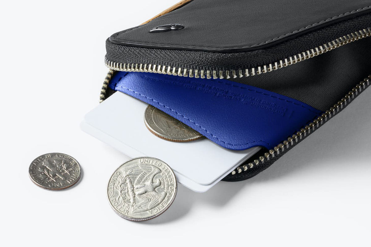 Card Pocket (Charcoal/Cobalt)