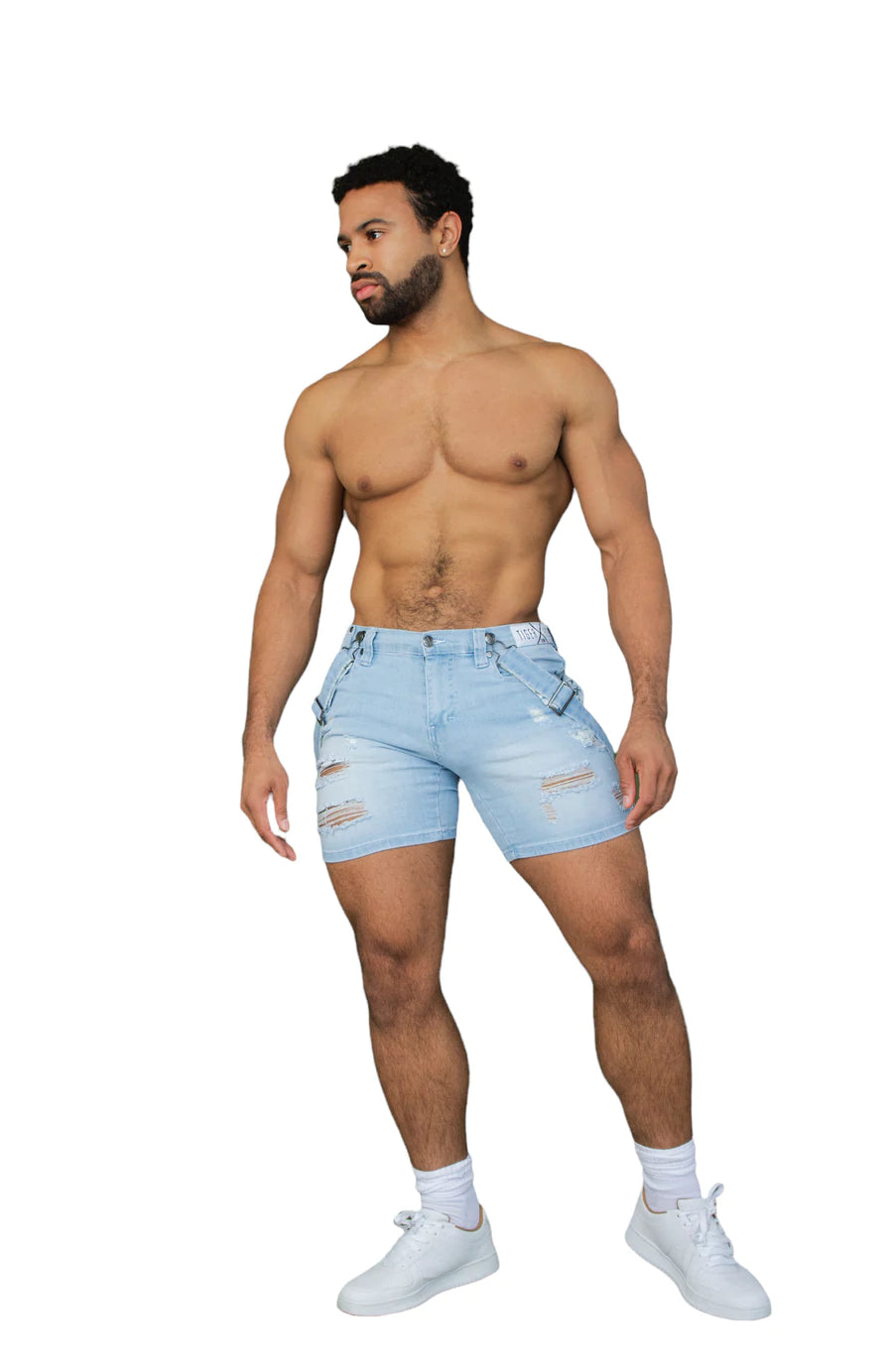 Homar Strap Shorts (Ice Blue)
