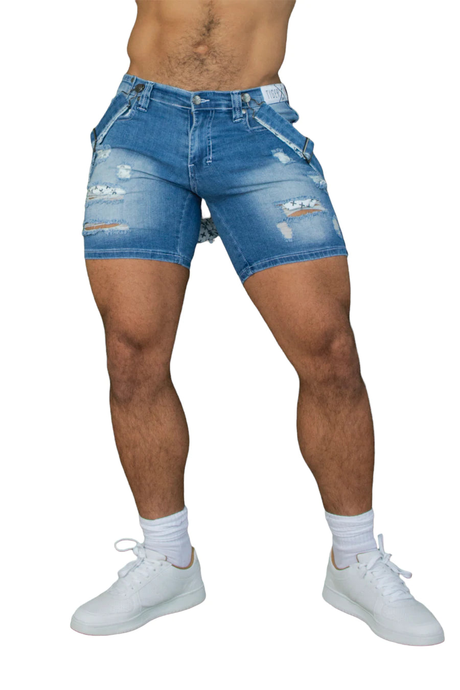 Homar Strap Shorts (Sky Blue)
