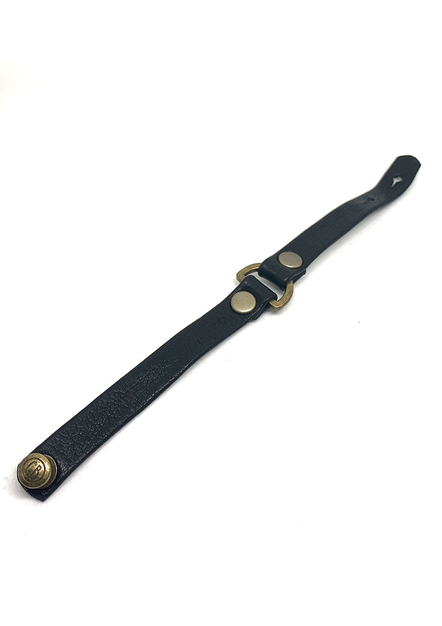 Do Good D-Ring Leather Bracelet