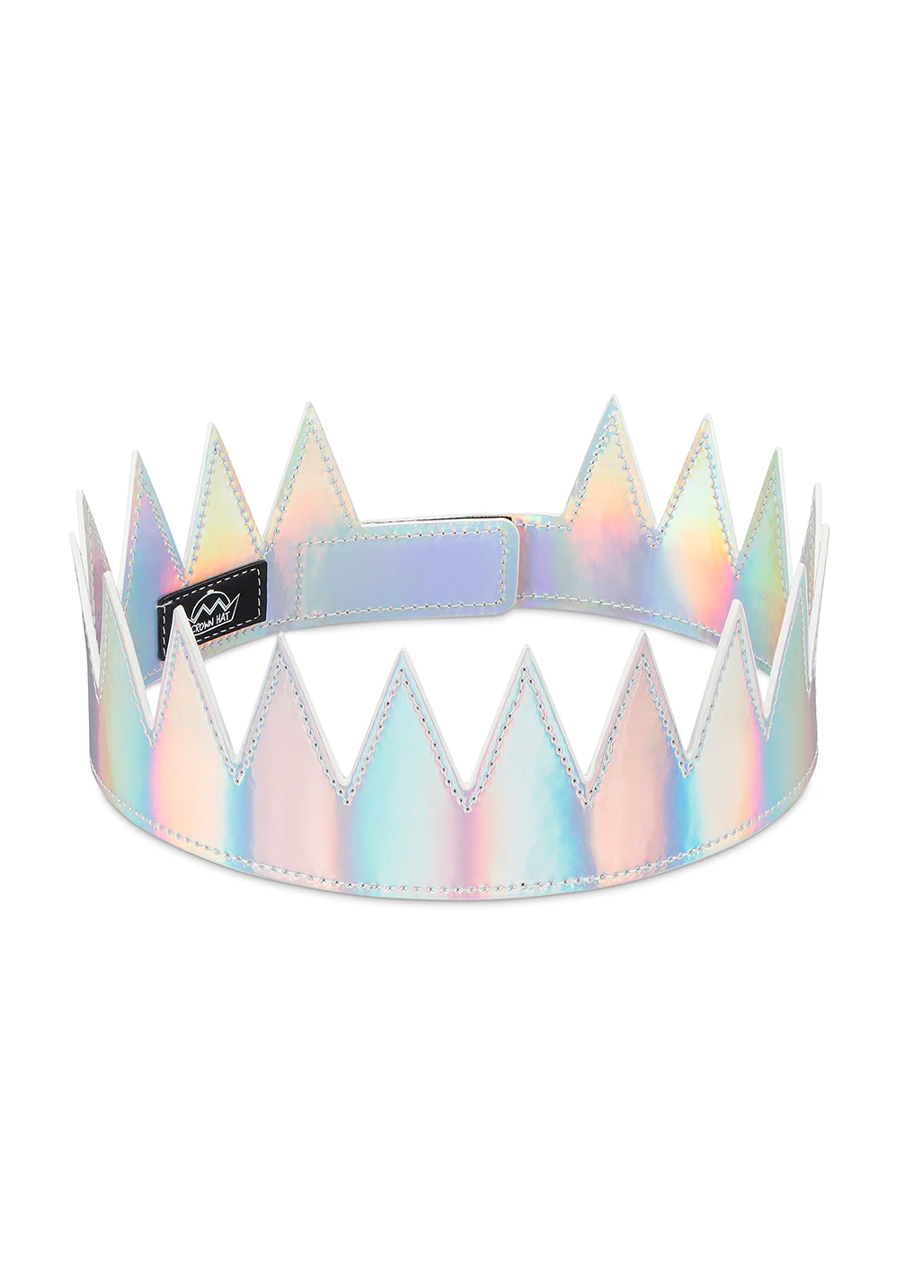 Iridescent Rainbow Adjustable Crown Hat