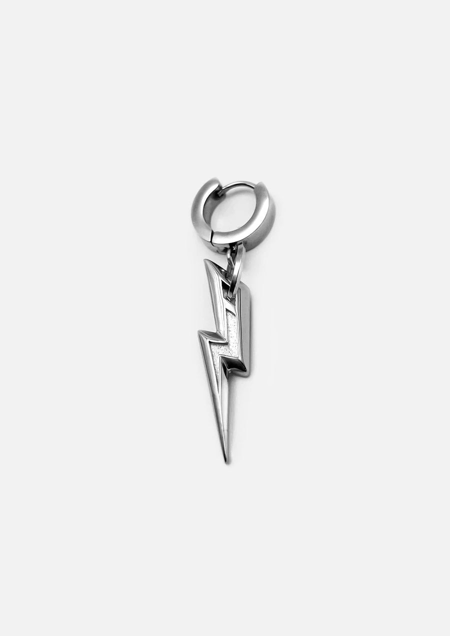 Extruded Bolt Earring (Silver)