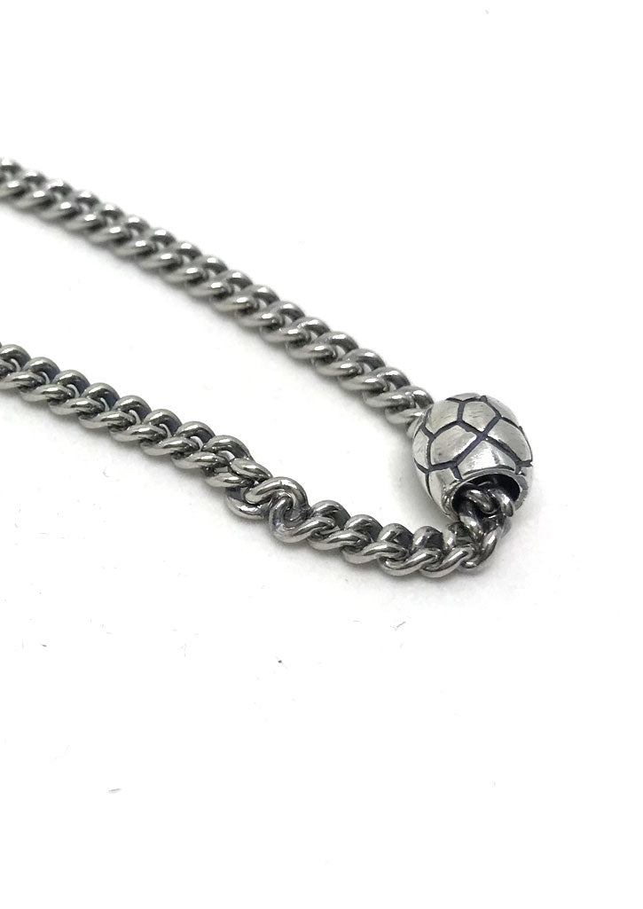 Silver Chain with Slicer Necklace #1341