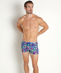 Coast Swim Shorts (Purple Floral)