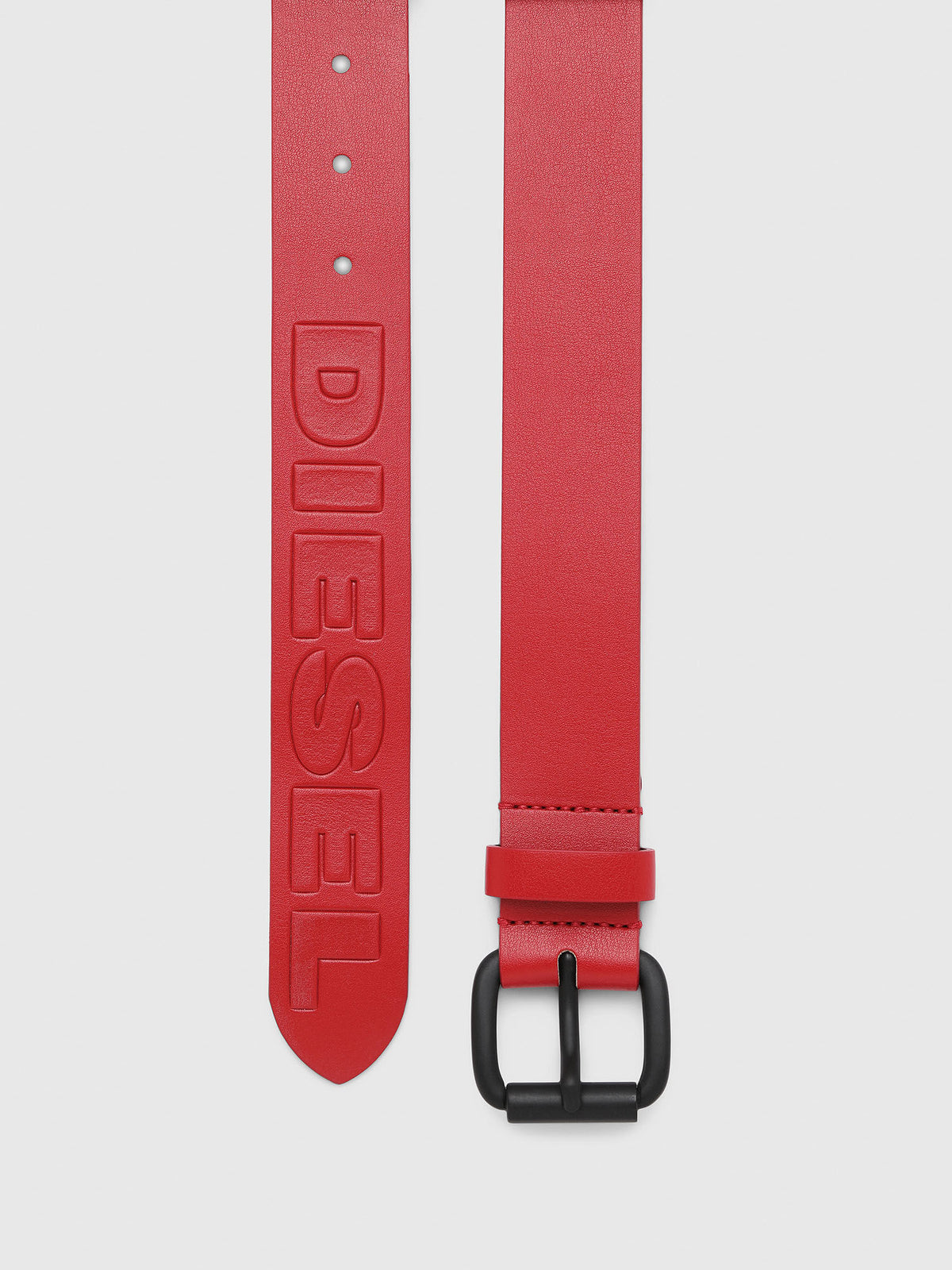 Synt Faux Leather Colored Belt (Red)