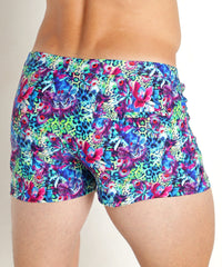 Coast Swim Shorts (Purple Floral)