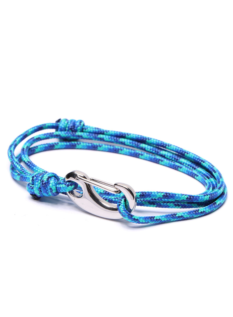 Light Blue + Dark Blue Tactical Cord Bracelet